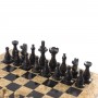 Декоративные шахматы из камня "Дебют" доска 38х38 см мрамор 121666