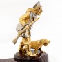 Подарочный набор "Охотник с собакой" камень яшма 116012