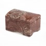 Шкатулка из камня лемезит "Сундук" средняя 10х7х6,5 см 119259