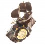 Настольные часы "Парусник" коричневый обсидиан 122928