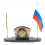 Визитница с гербом и флагом России креноид 117259