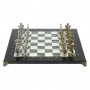 Шахматы подарочные Александр Македонский" доска 36х36 см мрамор / змеевик 127956