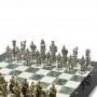 Шахматы подарочные Александр Македонский" доска 36х36 см мрамор / змеевик 127956