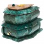 Ларец для украшений камень змеевик, гранит 18x11x13,5 см / шкатулка в подарок для хранения ювелирных украшений, бижутерии