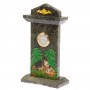 Часы "Пара волков" камень змеевик / настольные часы / часы декоративные / кварцевые часы / интерьерные часы / подарочные часы
