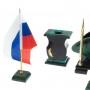 Настольный набор "Орел" из змеевика с бюваром 127992