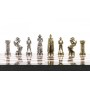 Шахматы подарочные "Средневековые рыцари" 36х36 см камень мрамор лемезит 120721