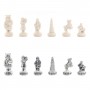 Шахматы каменные "Северные народы" доска 40х40 см 116853