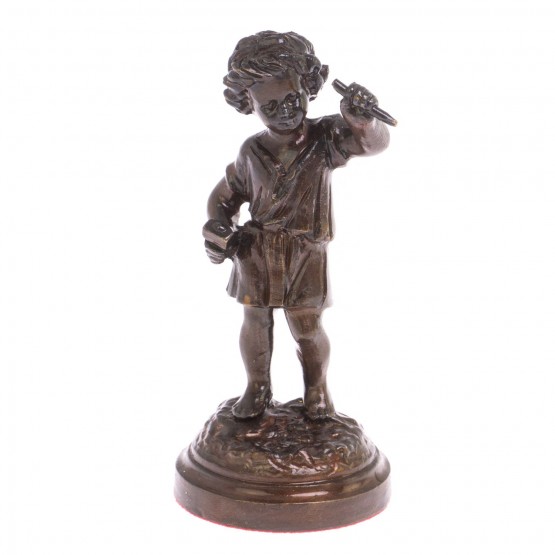 Бронзовая статуэтка "Мальчик-скульптор" 126456