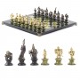 Подарочные шахматы "Европейские" из камня и бронзы 44х44 см 121452