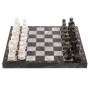 Шахматы "Классические" из белого мрамора и змеевика 126773