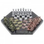 Подарочные шахматы из камня "На троих" доска 49х44 см 117222