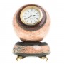 Сувенирные часы "Шар Антистресс" розовый мрамор 10 см 123603