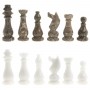 Шахматы сувенирные "Битва" камень мрамор ракушечник 25х25 см 121654