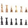 Декоративные шахматы из камня "Люкс" доска 38х38 см оникс мрамор 121668