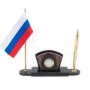 Визитница с флагом России из креноида 117260
