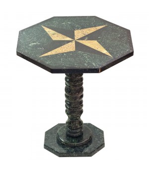 Каменный столик из змеевика 116019