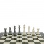 Шахматы подарочные "Стаунтон" 44х44 см мрамор / змеевик 129356