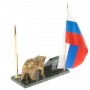 Флагшток с ручкой "Медведь" из змеевика 129630