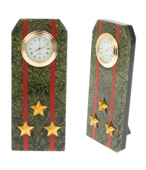 Часы подарочные "Погон Полковник ВС" серпентинит 128836