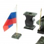 Настольный набор "Орел" из змеевика с бюваром 127993