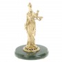 Бронзовая статуэтка "Фемида" на подставке из нефрита 10х10х15 см 127931