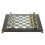 Шахматы подарочные "Рыцари" доска 36х36 мрамор змеевик 128162