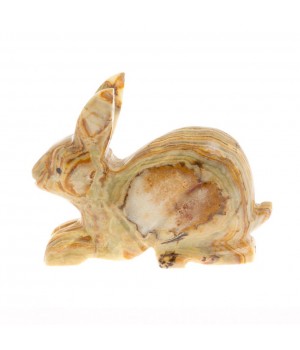 Сувенир "Заяц" из оникса 14,5х4х12 см (6) 130092