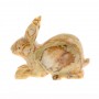 Сувенир "Заяц" из оникса 14,5х4х12 см (6) 130092