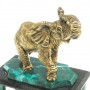 Часы "Индийский слон" камень змеевик 123243