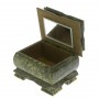 Шкатулка "Оригинал" из змеевика 11,5х8,5х8,5 см 129116